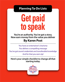 Get paid to speak