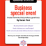 Business special event to do list